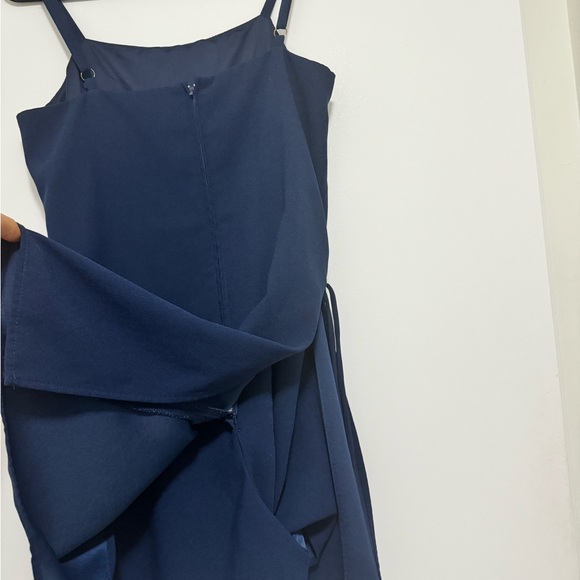 Lilly Pulitzer Nwot Sahar Navy/Gold Embroidered Accent Slip Strap Romper SIZE 6 - Picture 4 of 5